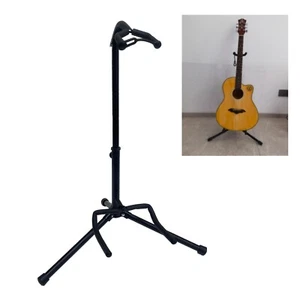 Trípode de piso Soporte de guitarra Trípode de pie Soporte de guitarra Plegable Vertical - Imagen 1 de 21
