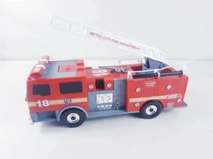 RARE Vintage 1992 FunRise Metro City Fire Department Truck Toy Fire Engine - Picture 1 of 12
