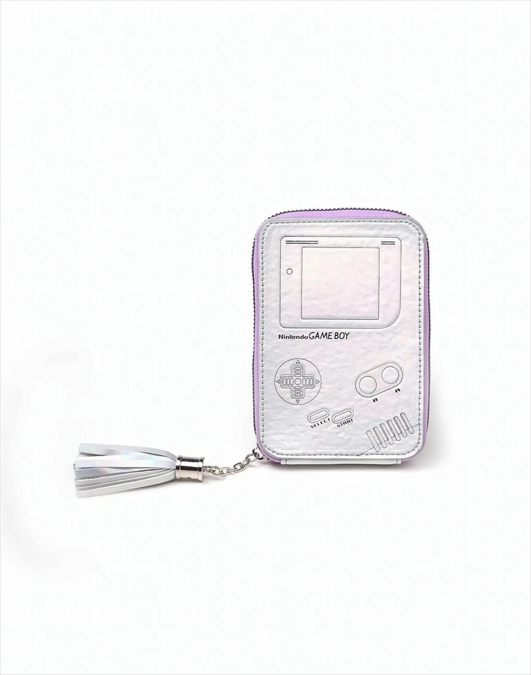 GW3855 Nintendo - Gameboy Ladies Coin Purse Geldbörse Silber / Flider Neu & OVP - Bild 1 von 1