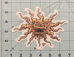 “ Blazing Sun ” Skateboarding Surf Surfing Surfer Sticker /Decal - Picture 1 of 2