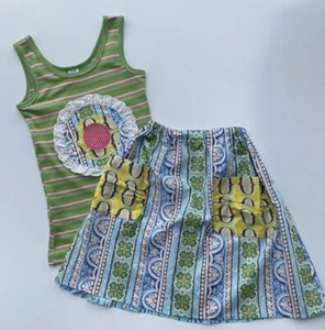 LA JENNS Girls 2pc Outfit Tank Top Skirt Size 10 - Picture 1 of 4
