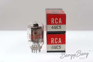 2 Vintage RCA 6GE5 Compactron Beam Power Pentode TV Audio Vacuum Tube Valve- Ban - Picture 1 of 1