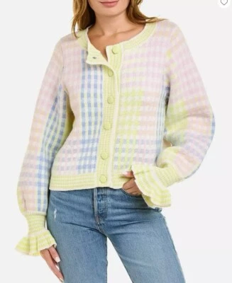 Cárdigan Keoni mezcla algodón/lana nuevo con etiquetas loveshackfancy como nuevo gelatina talla S $295 Foto 1 de 4