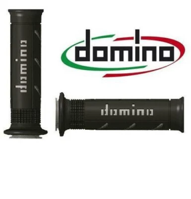 Kawasaki Ninja 300 Domino XM2 Super Soft Grips Handlebar Grips Black + Grey - Image 1 of 2