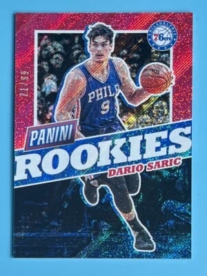DARIO SARIC 2017 Panini The National #BK34 RC Rapture /99 Rookie 76ers - Image 1 of 2
