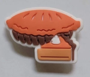 HALLOWEEN PUMPKIN PIE slice Of Pie for Croc shoe Charm Jibbitz - Picture 1 of 1
