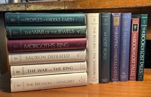 The History of Middle Earth by J.R.R Tolkien 12 Volumes LOTR Folklore Mythology - Imagen 1 de 23