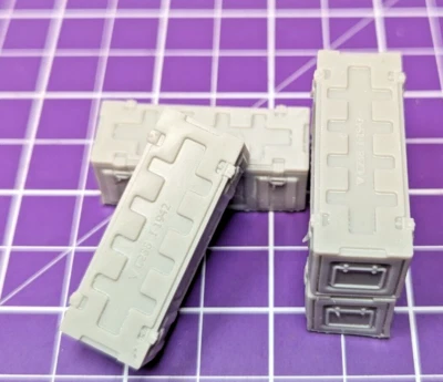 1/16 Britische Ammo Box 75 mm Churchill MK VI - VII, Comet, Cromwell 4er-Set - Bild 1 von 4