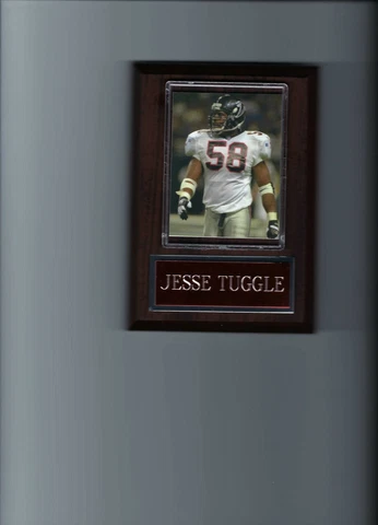 JESSE TUGGLE PLAQUE ATLANTA FALCONS FOOTBALL NFL Cover