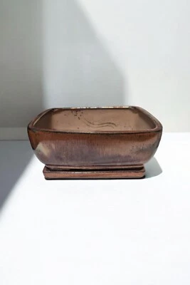 Glazed Ceramic Bonsai Pot - Image 1 of 4