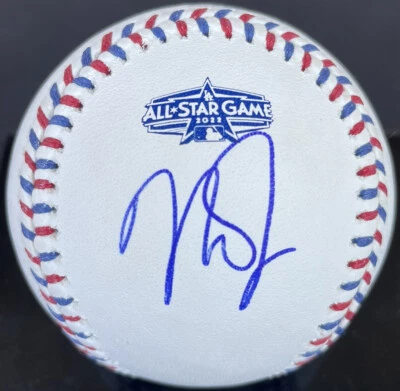 Angels #27 MIKE TROUT Signed Autographed 22 ASG Baseball PSA GRADED 9.5! AUTO - Image 1 of 3