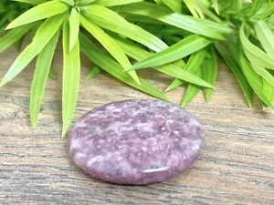 Lepidolite Palm Stone Lepidolite Soap Stone Specimen Wicca Reiki Chakra Crystal - Picture 1 of 12