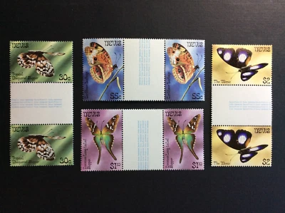 BroadviewStamps Nevis #146-49 gutter pairs.  MNH VF. - Image 1 of 2