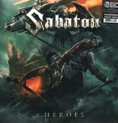 Sabaton Heroes double LP vinyl Europe Nuclear Blast 2024 10th anniversary - Image 1 of 2