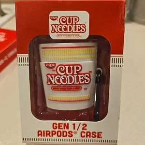 Nissin Cup Noodles Airpods Case 360º Full Coverage Fits Airpod Gen 1/ 2 - Picture 1 of 4