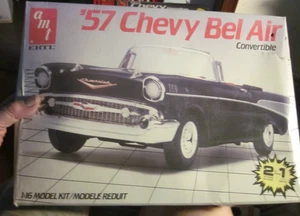 AMT ERTL 1:16 '57 Chevy Bel Air Convertible 2 in 1 Bausatz Neu in OVP USA - Bild 1 von 2