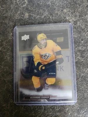 2022-23 Upper Deck Series 2 Clear Cut Alexandre Carrier Card# 352 - Image 1 of 2