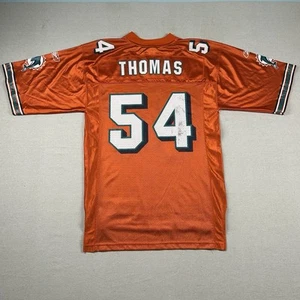 Camiseta De Colección Zach Thomas Para Hombres Pequeña Miami Dolphins NFL Fútbol Naranja Y2K - Imagen 1 de 9