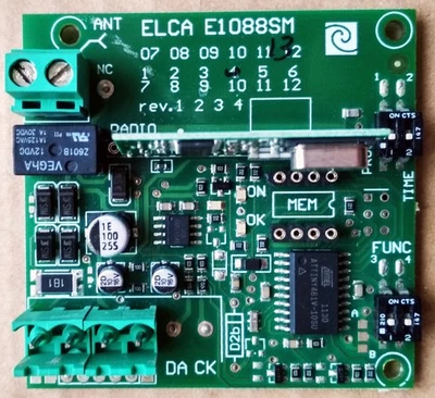 Elca E1088SM MiniPluto2 ricevente radio monocanale programmabile per automazione - Image 1 of 3