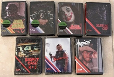 VAS Lot Ship To Shore Release #1-7 Cassette Tapes Full Run Frankenhooker More! - Image 1 of 3