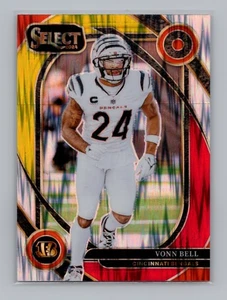2024 Panini Select NFL #265 Vonn Bell Club Nivel Rojo y Amarillo Choque CIN Bengals - Imagen 1 de 2