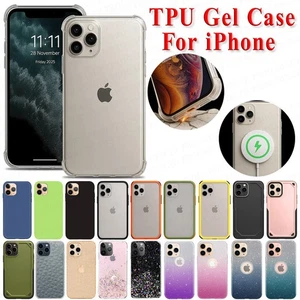 TPU Silicone Gel Shockproof Back Cover Case for iPhone 11/11 Pro/11 Pro Max - Picture 1 of 75