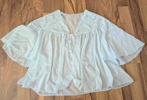 Chaqueta de Cama Vanity Fair Talla M Babydoll Tricot Encaje Femenino Núcleo de Hadas De Colección Años 60 - Imagen 1 de 11