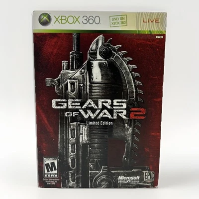 Gears of War 2 Limited Edition (Xbox 360) CIB Complete, Very Good Condition - Image 1 of 4