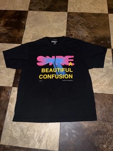 Jaden Smith x MSFTS Shirt Mens XL Black Syre Beautiful Confusion Young Spike - Picture 1 of 10