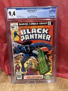 Black Panther #4 CGC 9.4 Marvel Comics July 1977) Graded Comic Newsstand - Picture 1 of 3