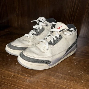 Nike Air Jordan 3 Retro Shoes Youth Size 3Y Cement DM0966-106 Basketball - Picture 1 of 8