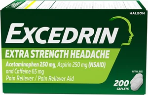 Excedrin extra starke Schmerzlinderungskapseln zur Linderung von Kopfschmerzen, vorübergehend Rel - Bild 1 von 11