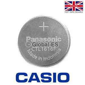 Batería de reloj capacitor Casio CTL1616F: receptor de ondas G-Shock Pathfinder Pro Trek - Imagen 1 de 2