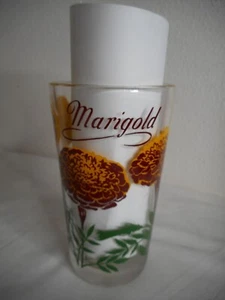 MCM Erdnussbutter Trinken Saft Glas Boscul Becher Ringelblume Blumen Nachlass 5" - Bild 1 von 4
