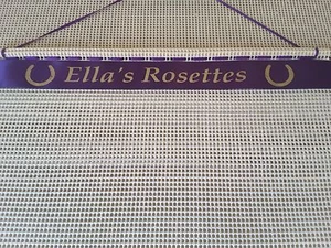 PERSONALISED Rosette Holder From Display Your Rosettes UK Show Rosettes - Picture 1 of 12