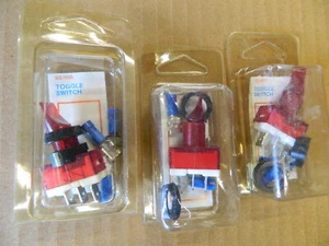3  (one price) lighted toggle switch Selecta 12 volt-dc cat #SS110R - Picture 1 of 1
