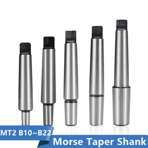 Morse Tapper Shank Adapter MT2 to B10/B12/B16/B18/B22 Keyless Drill Chuck Arbor - Picture 1 of 6