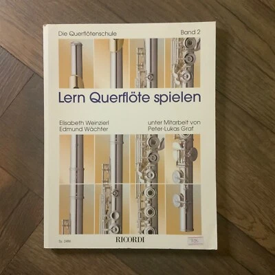 Learn Querflote Spielen Band 2 (Learn to Play the Flute) by RICORDI German Book - Image 1 of 4