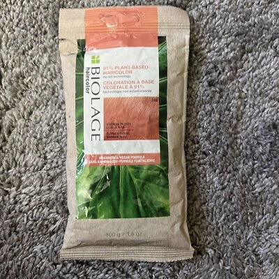 Matrix Biolage ~ 99 % color de cabello a base de plantas ~ niveles de rubio hibisco (8-10) ~ 3,5 OZ Foto 1 de 2