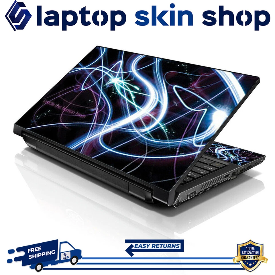 17.3" 18" 19" Laptop Notebook Skin Sticker Protective Decal Brain Activity L1400 - Image 1 of 4