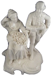 Superb Nymphenburg Porcelain Couple Man & Lady Figure Figurine Porzellan Figur b - Picture 1 of 11