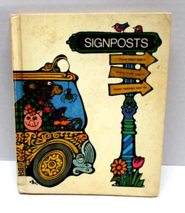 Signposts William K. Durr 1973 Houghton Mifflin Reading Stories Poems Text Book - Imagen 1 de 9