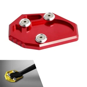 CNC Kickstand Side Stand Extension Plate Pad Red for Yamaha Moto Cage 2014-2016 - Picture 1 of 5