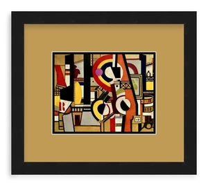 Fernand Leger - Disks and the City - 1920 Framed - Work or Home Modern Wall Art - Picture 1 of 12