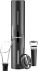 Chefman Electric Wine Opener Makes Opening Bottles Fast, Foolproof, And Black 