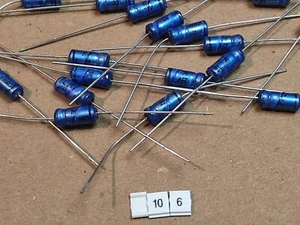 4St elko 10uf 25v axial Elektrolytkondensator - Bild 1 von 2