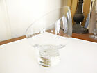 Kosta Boda? Crystal Glass Unknown Pattern Pippi Style Air Bubble Stem - PAIR!
