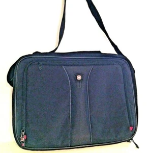 Swiss Gear Laptop Messenger Bag Multiple Pockets Black - Picture 1 of 11