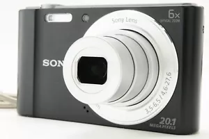 Sony Cyber-shot DSC-W810 20.1MP 6X Digital Camera Black Used - Picture 1 of 7