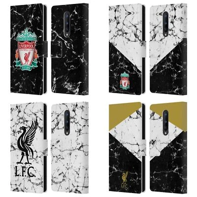 OFFICIAL LIVERPOOL FOOTBALL CLUB MARBLE PU LEATHER BOOK CASE FOR ONEPLUS PHONES - Image 1 of 4